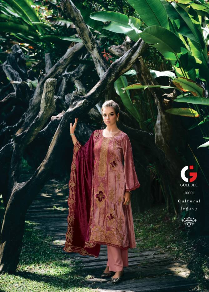 Nasreen By Gull Jee Winter Wear Velvet Salwar Kameez Wholesale Price In Surat
